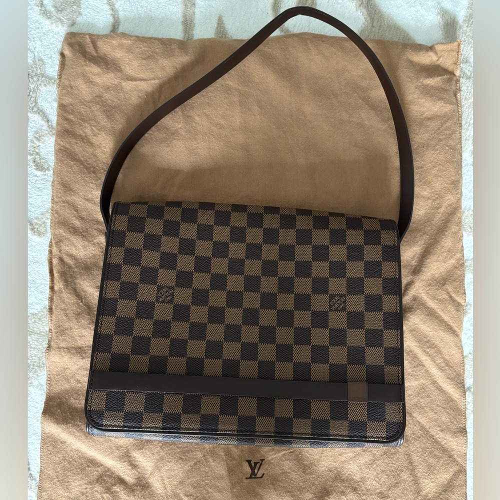 Louis Vuitton Damier Tribeca Carre shoulder Bag